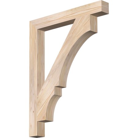 Ekena Millwork Balboa Block Smooth Bracket, Douglas Fir, 3 1/2"W x 30"D x 38"H BKT04X30X38BOA05SDF